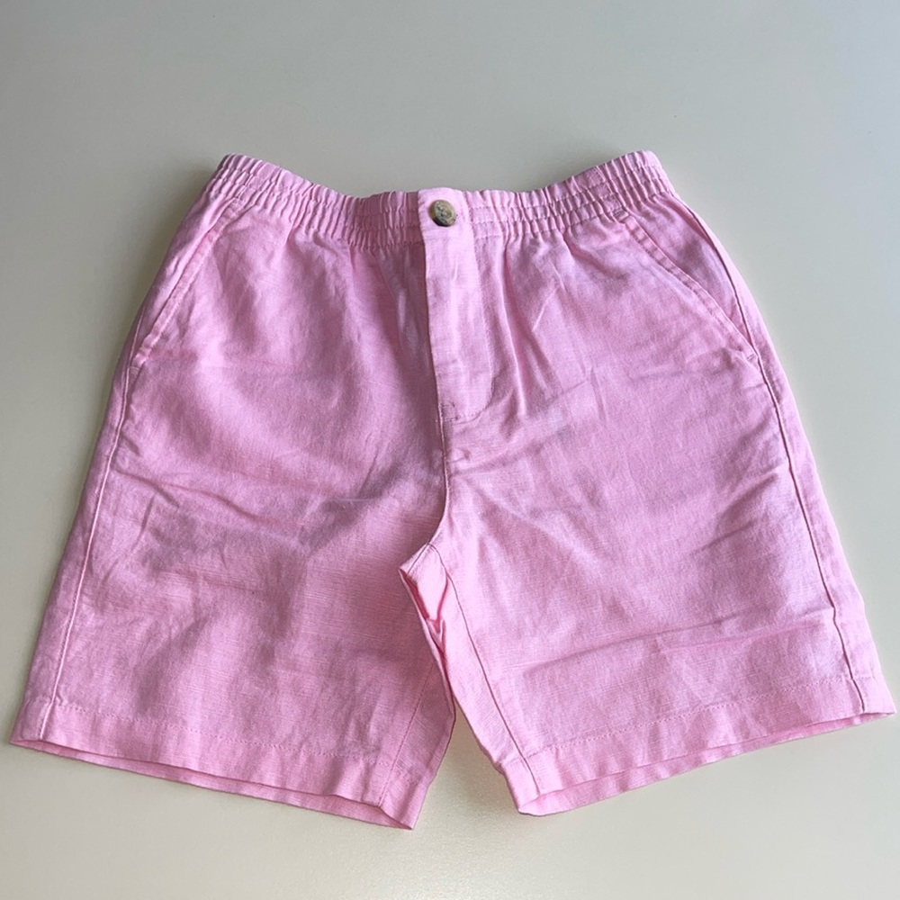 Janie and Jack Linen & Cotton Pink Shorts
